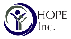 Helping Other People Be Empowered (H.O.P.E.) Logo